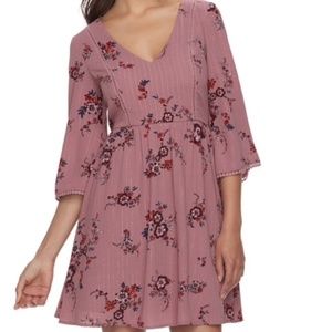 Lily Rose Floral Boho Dress